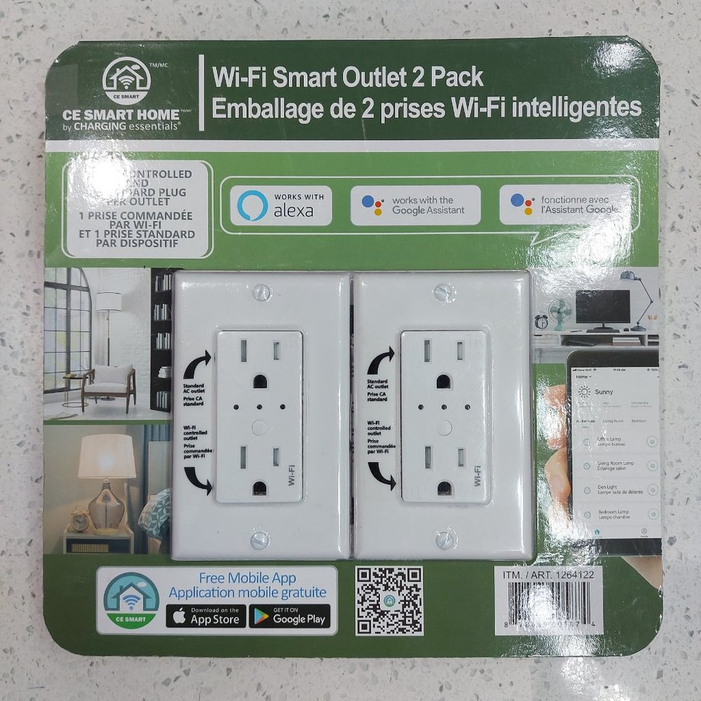 Charging Essentials Wi-Fi Outlet (2-Pack)